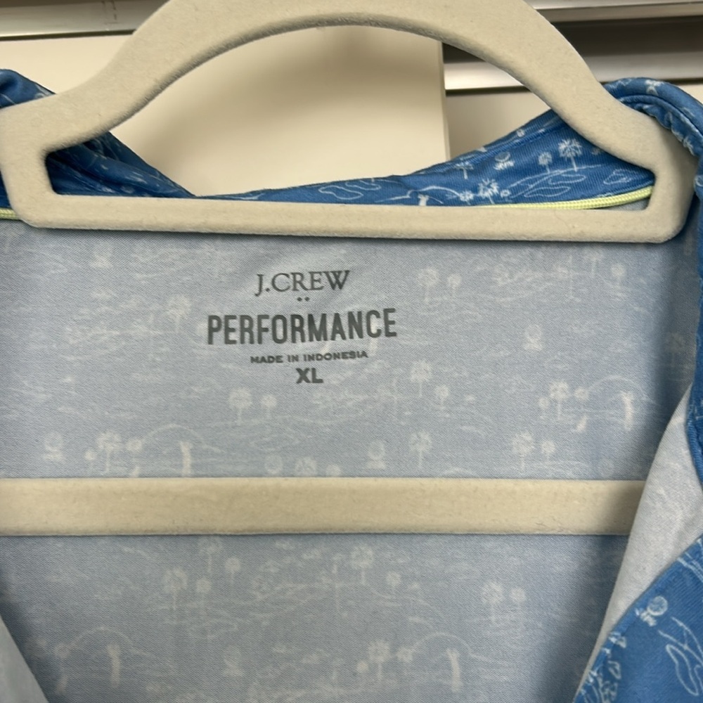 J Crew Performance Golf Patterned Polo Shirt - image 5